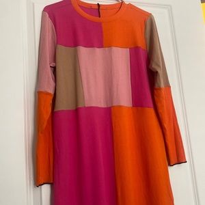 Color blocking dress, size 14/16